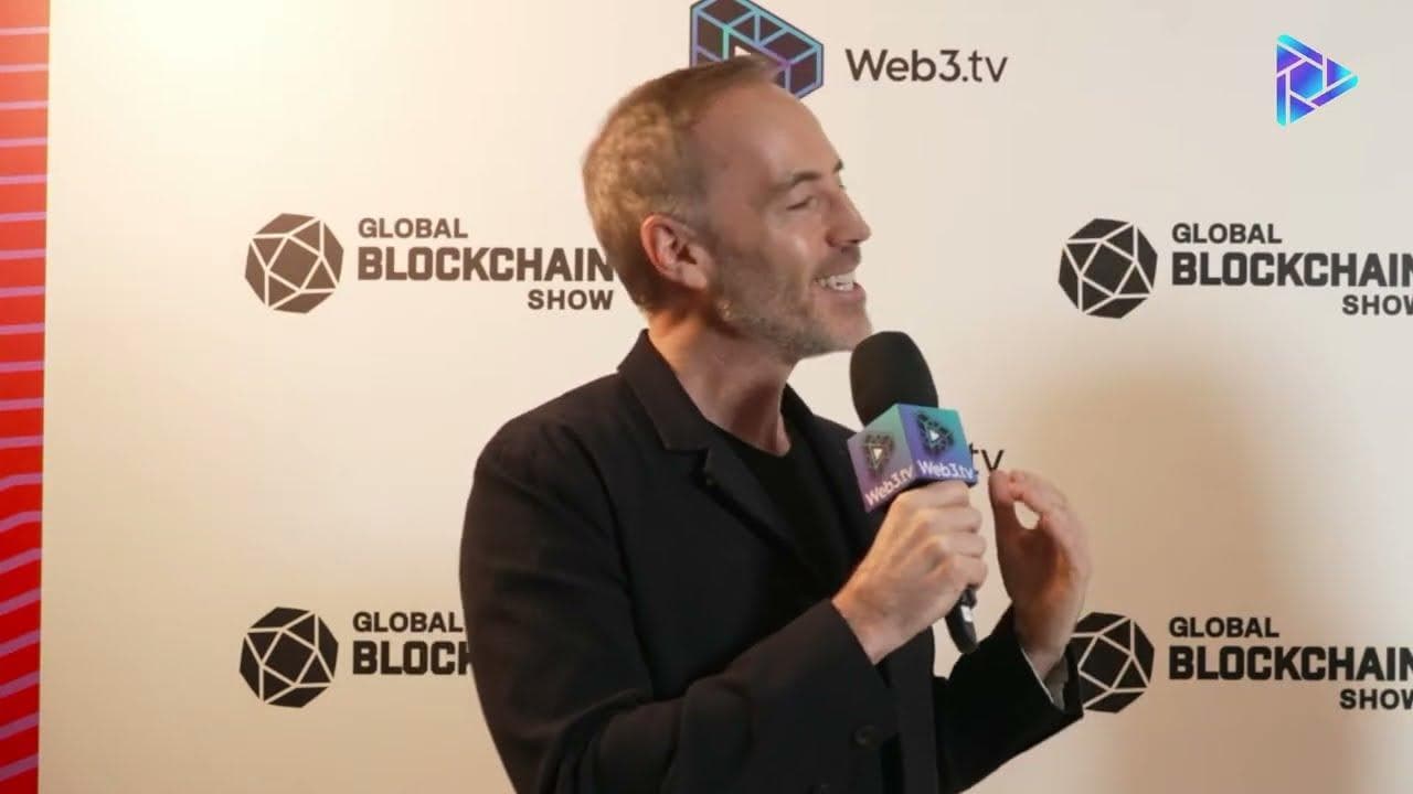 Reeve Collins interviewed at the Global Blockchain Show, Dubai