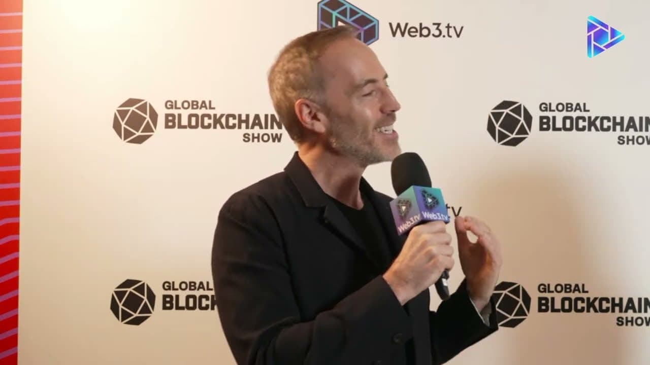 Reeve Collins interviewed at the Global Blockchain Show in Dubai